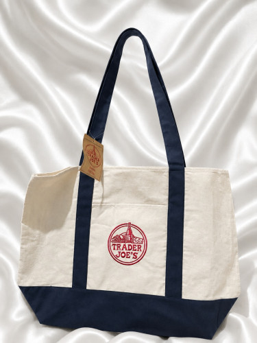Trader Joe's Large Canvas Tote Bag
